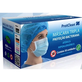 MÁSCARA TRIPLA ELASTICO PROTCLEAN