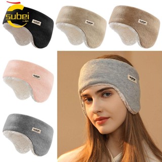 SUBEI Sleep Earmuffs Esportes Ao Ar Livre À Prova De Vento Faixa De Cabelo De Outono No Inverno lã térmica