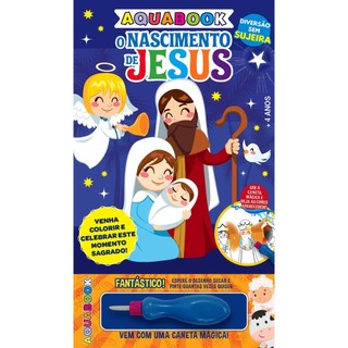 Aqua Book Nascimento de Jesus em Oferta na Shopee