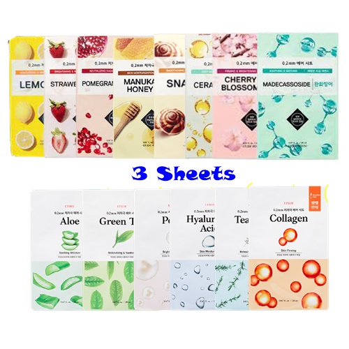 [Etude House] 0.2 Therapy Air Mask 20ml x 3 sheets