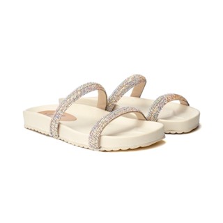 Sandália Papete Feminina Strass Birken Rasteirinha Gliter Chinelo