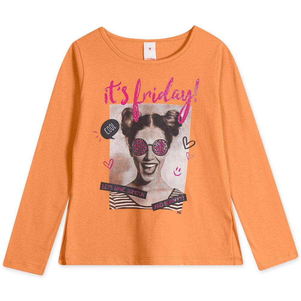 Blusa Infantil Menina Manga Longa Marisol Play - Baby & Kids Fashion