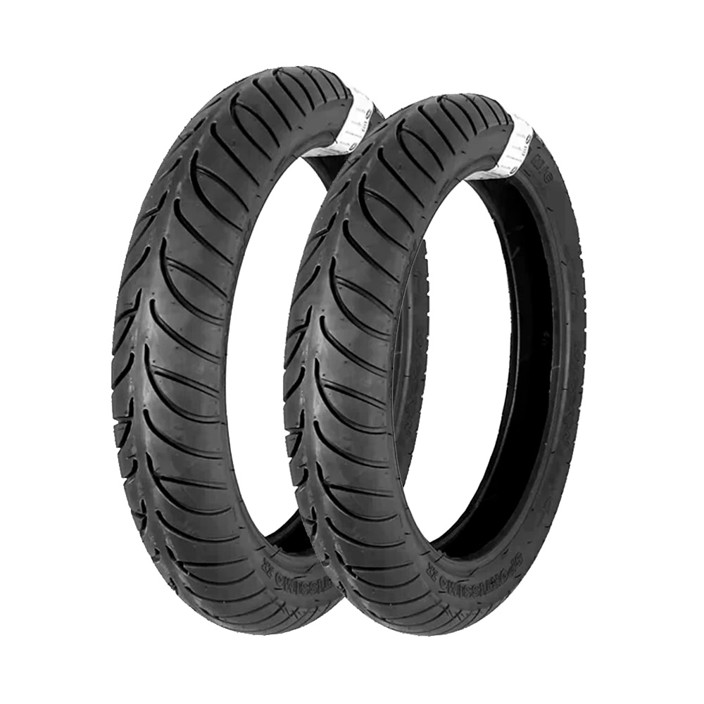 Kit PAR Pneu Maggion Sportissimo II Citycom 300 110-70-16 52P TL+130-70-16 61P TL