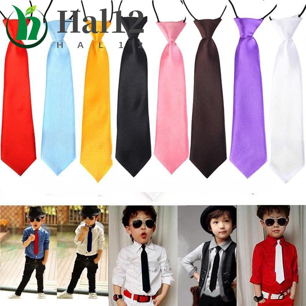 HALB Gravata Infantil Para Menino Clássico Acessórios De Casamento Camisa Elástica