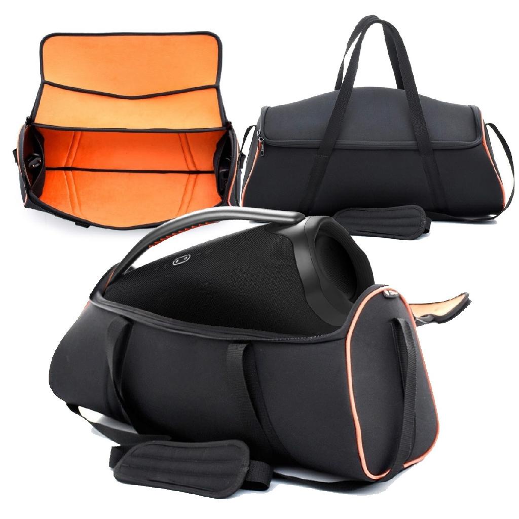 Case Capa Bolsa Bag Protetora Para Jbl Boombox 3 Acolchoada Exclusiva Com Bolso e Protetor de Alça