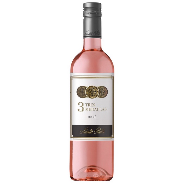 Vinho Chileno Tres Medallas Rose 750ml