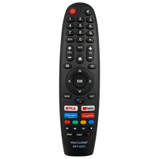 Controle Remoto Tv Multilaser Smart TL042 / TL045 / TL046 - 9207