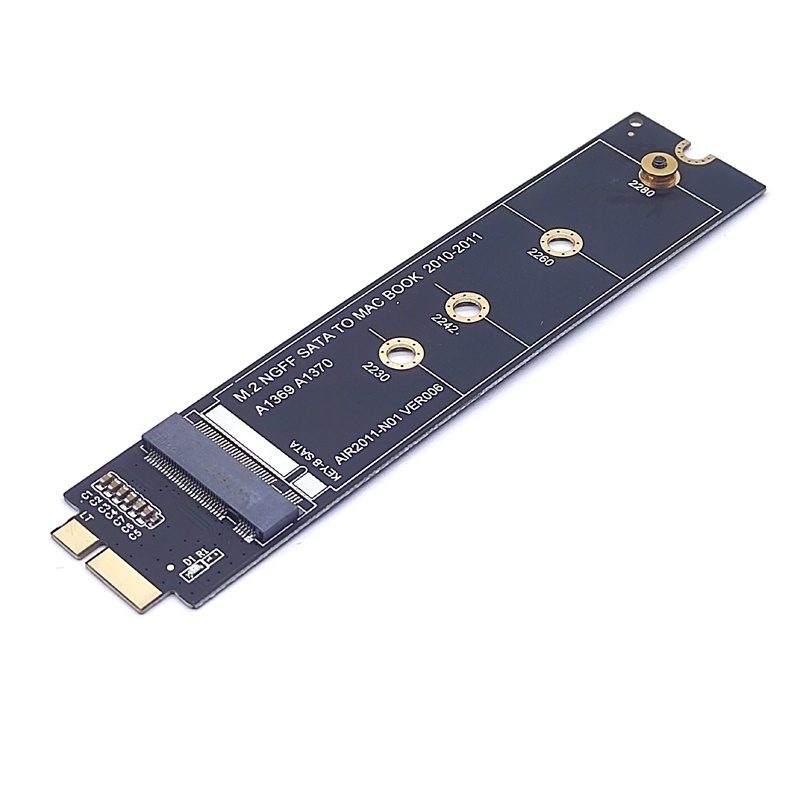Para Apple Macbook SSD Adaptador 2010 2011 MacBook Air A1369 A1370 M2 Adaptador Conversor SSD Suporte 2230 2242 2260 2280 M2 SSD