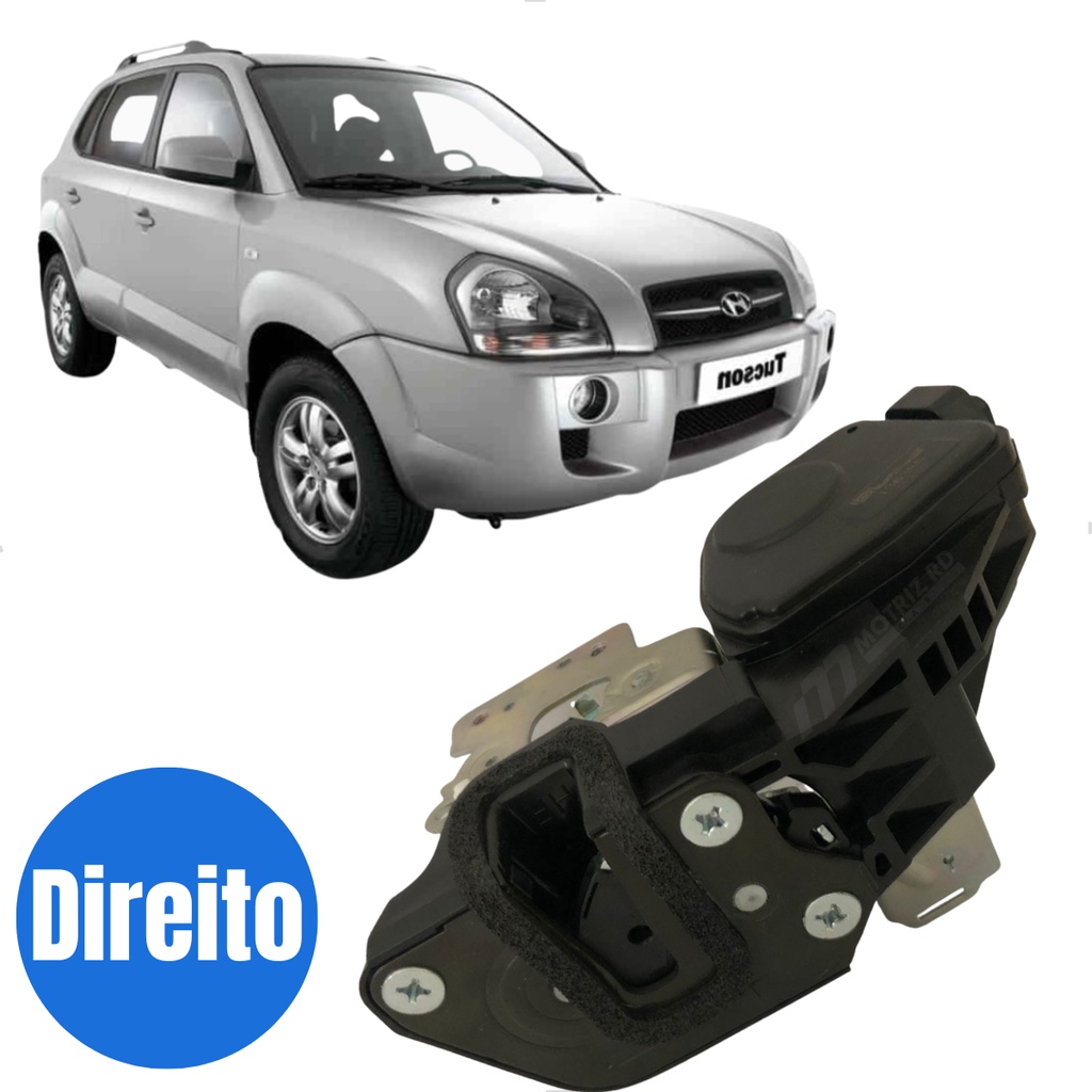 Fechadura Porta Tucson Elétrica Lado Direito 2005 Até 2016