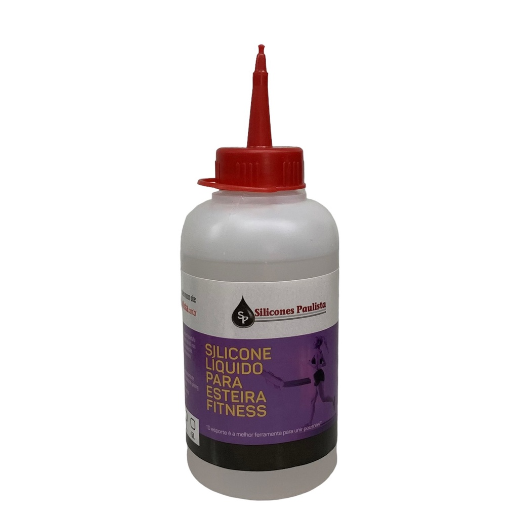 Silicone 250ml Profissional Para Lubrificar Esteira Elétrica Retira Ruído Paulista