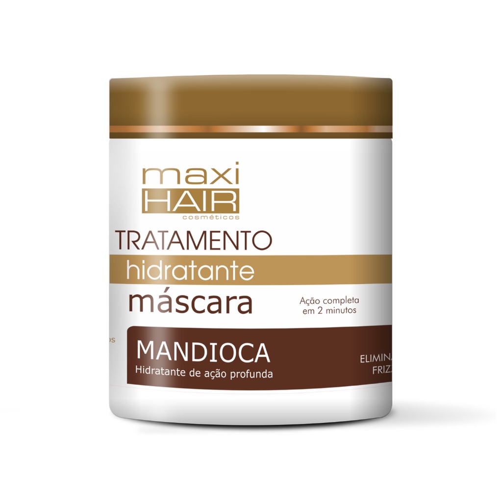 Máscara Mandioca Tratamento Hidratante 500 g - Maxi Hair