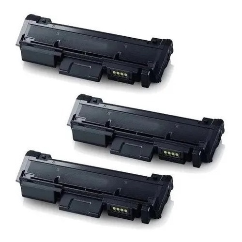 Kit 3x Toner Compativel Samsung MLT-D116 D116s D116l m2885fw m2835dw m2825nd M2875