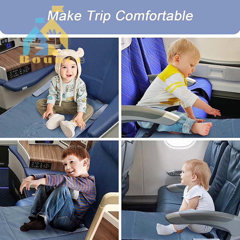 Bbounce Kids Travel Airplane Bed Baby Pedals Pedais De Viagem Portáteis Descanso Para Os Pés Hammock Seat Extender Leg Restos Crianças Nice