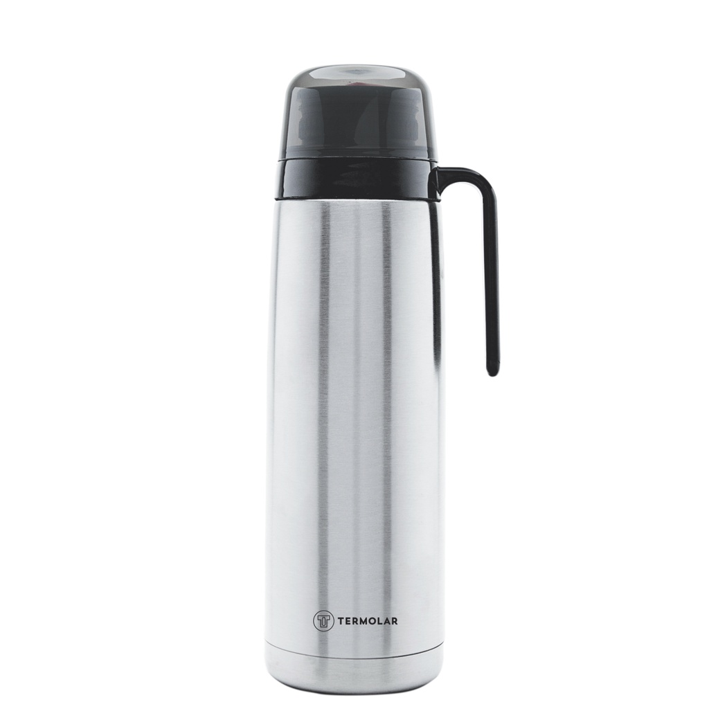 Garrafa Térmica 100%Inox Inquebrável R-Evolution 1L Rolha Clean Termolar