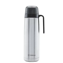 Garrafa Térmica 100%Inox Inquebrável R-Evolution 1L Rolha Clean Termolar