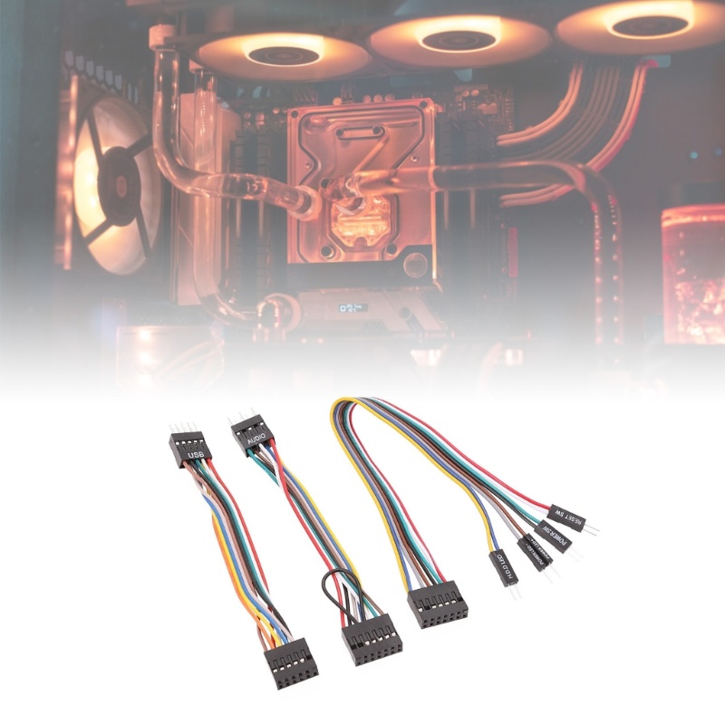 3Pcs Transfer Fiação Placas-Mãe USB Transferência Para Acessórios Computador 24AWG