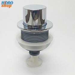 Botão Elevado para Caixa Acoplada Cromado - MB2E