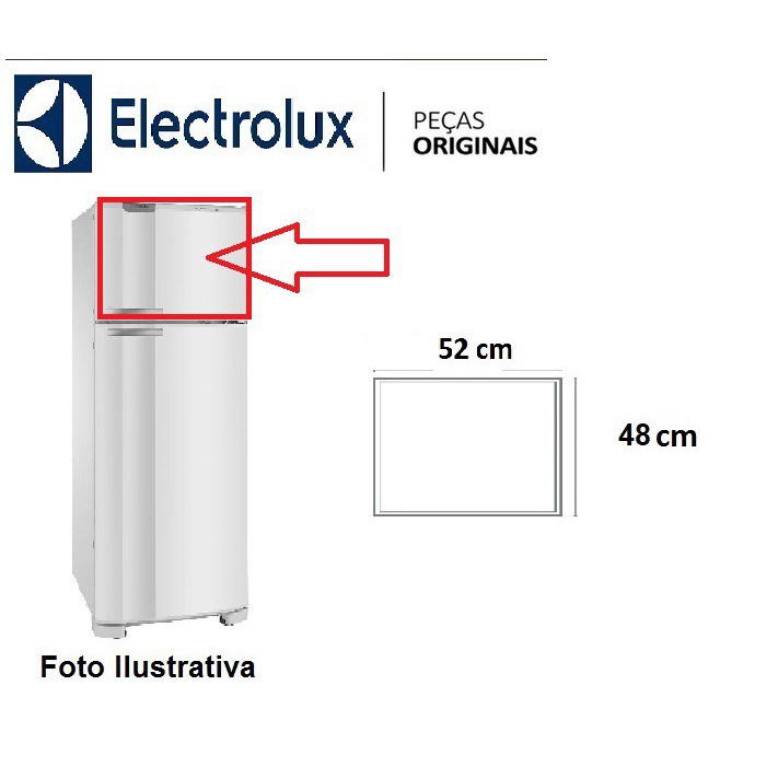 Borracha Do Congelador Eletrolux Df34a / - (superior)