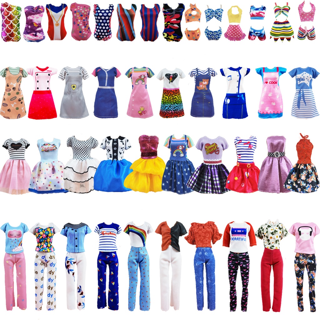 30cm doll clothes Meninas Bonecas De Brinquedo Princesa Brinquedos em Oferta na Shopee