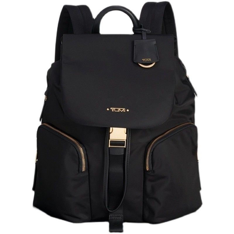 D2D3 TUMI Série Voyageur Mochila de senhora da série Voyageur Moda Mochila Casual Drawstring Nylon Backpack196317