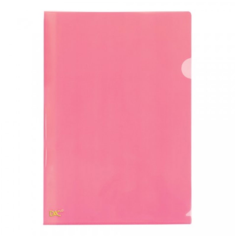 Pasta em L ofício Vermelho 041PP-VM pacote com 10 unidades Dac - Stationery