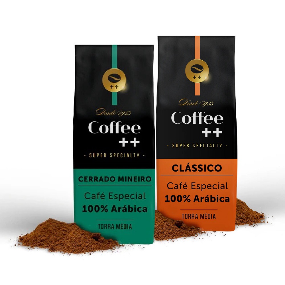Café Especial Torrado e Moído Coffee Mais Clássico e Cerrado - 2 x 250g - Food & Beverages