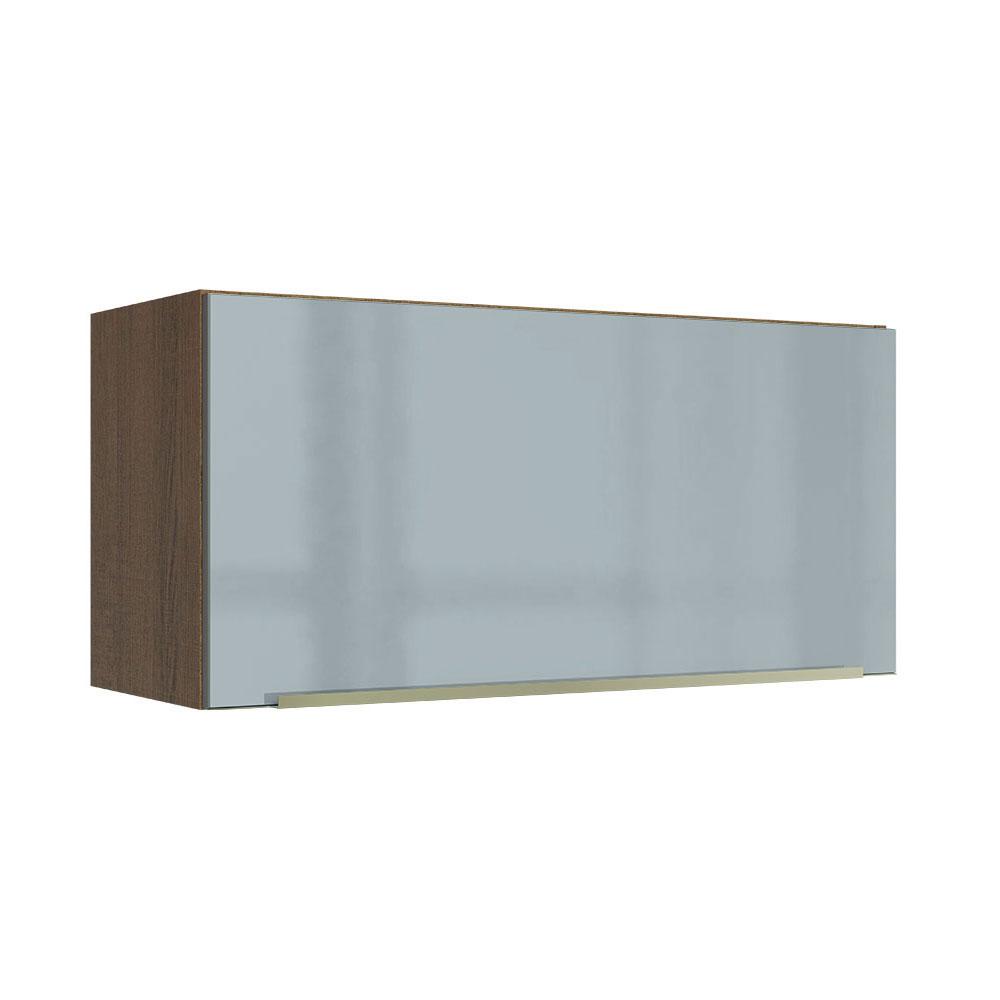Armário Aéreo 70 cm 1 Porta Rustic/Cinza Lux Madesa - Home & Living