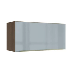 Armário Aéreo 70 cm 1 Porta Rustic/Cinza Lux Madesa