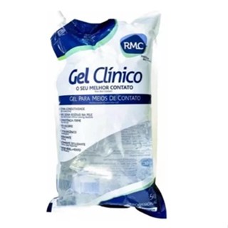 Gel Clinico Contato Condutor Ultrassom Incolor Bag 5kg RMC com Recipiente 300 g