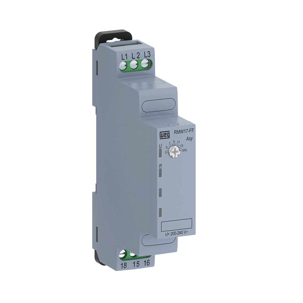 Rele Falta Fase Rmw17ffn01d97 c/ Neutro 380/415v - Weg Rele Falta Fase Rmw17ffn01d97 c/ Neutro 380/415v - Weg