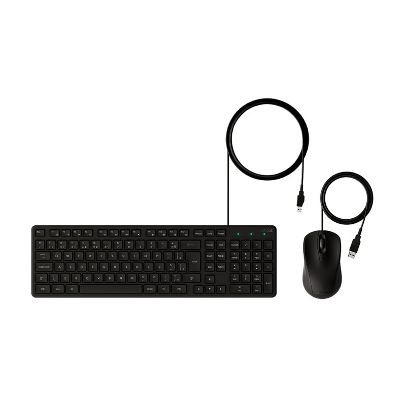Teclado e mouse com fio USB preto CCI 20 Intelbras em Oferta na Shopee