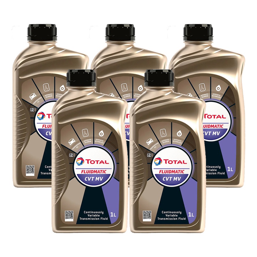 Kit 5 Total fluido de transmissao CVT MV Sintetico