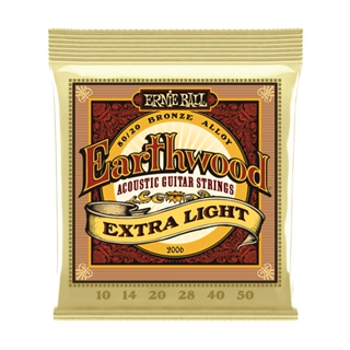 Encordoamento Earthwood 80/20 Violão 010 Ernie Ball P02006 em Oferta na Shopee