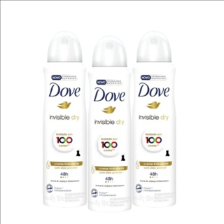 Kit 3 Desodorantes Dove Aerosol Antitranspirante Spray Invisible Dry 150ml
