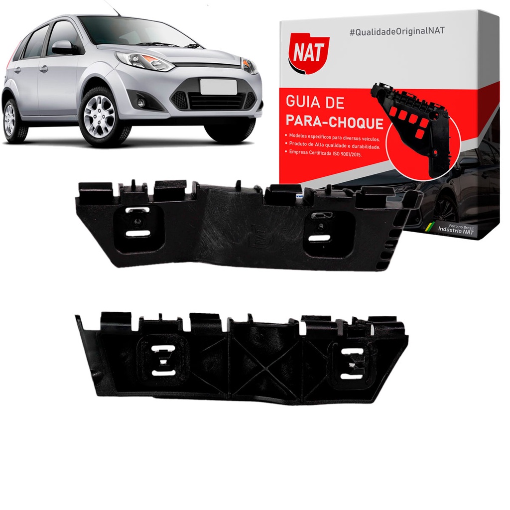 Suporte Guia Parachoque Ford Fiesta 2010 Até 2014 Dianteiro em Oferta na Shopee