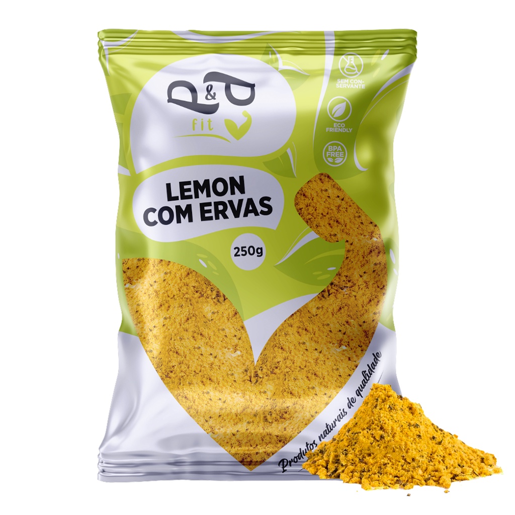 Tempero Lemon com Ervas 250g - P&P em Oferta na Shopee