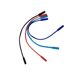 Pacote 10 un Corda De Silicone (17CM) Alças Esportivas Antiderrapantes Cordão