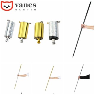 VANES Metal Magic Pocket Staff , 110cm Handheld Magician Stick Telescópico De Haste , Fechar Ilusão Portátil Truques Mágicos Retráteis
