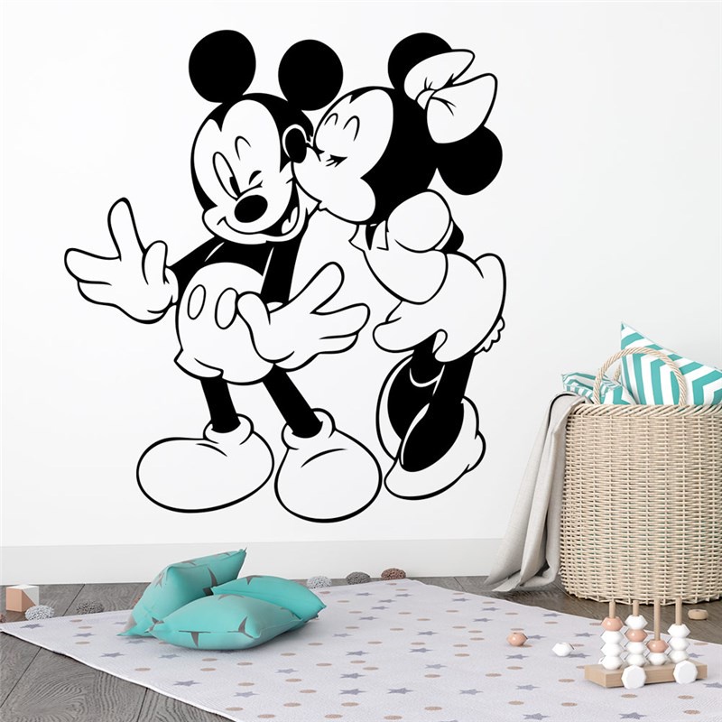 Adesivo  mickey e minnie  para  Quarto infantil | Cozinha | Geladeira |  Box banheiro