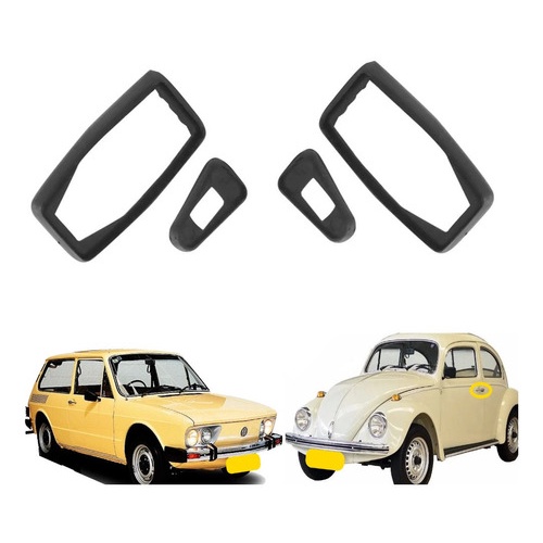 Guarnicao ( Jogo ) Macaneta Externa Porta Fusca Itamar