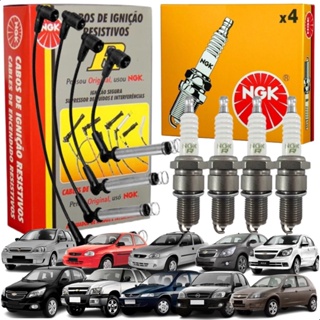 Kit Jogo Cabo E Velas Ignição Gm Corsa Celta Blazer Agile Classic em Oferta na Shopee
