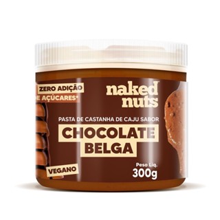 Pasta de Castanha de Caju com Chocolate Belga Crocante (300g) - Naked Nuts