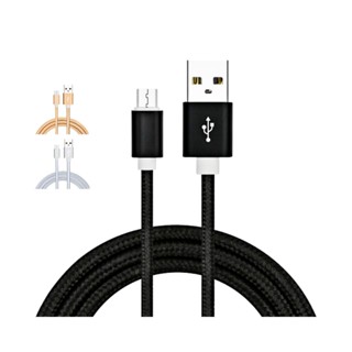 Cabo Carregamento Rápido Turbo V8 Dados Carga Carregador Revestimento Tecido Nylon Trançado Ultra Resistente 1.5 metros Micro USB Para Celular