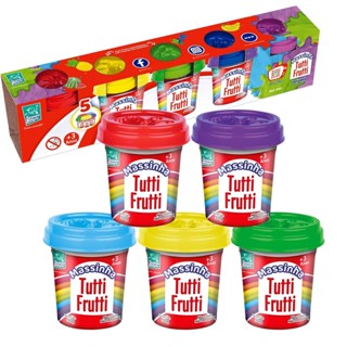 Kit 5 Massa Massinhas Modelar Infantil Especial Tutti Frutti Com 50g Varias Cores - Super Toys em Oferta na Shopee
