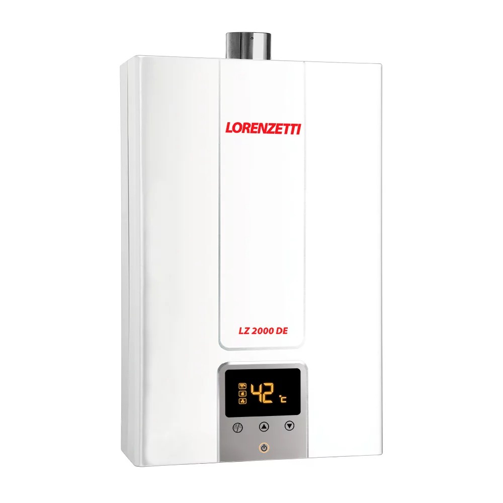 Aquecedor à Gás LZ 2000 Digital Eletrônico Baixa Pressão GN Lorenzetti em Oferta na Shopee