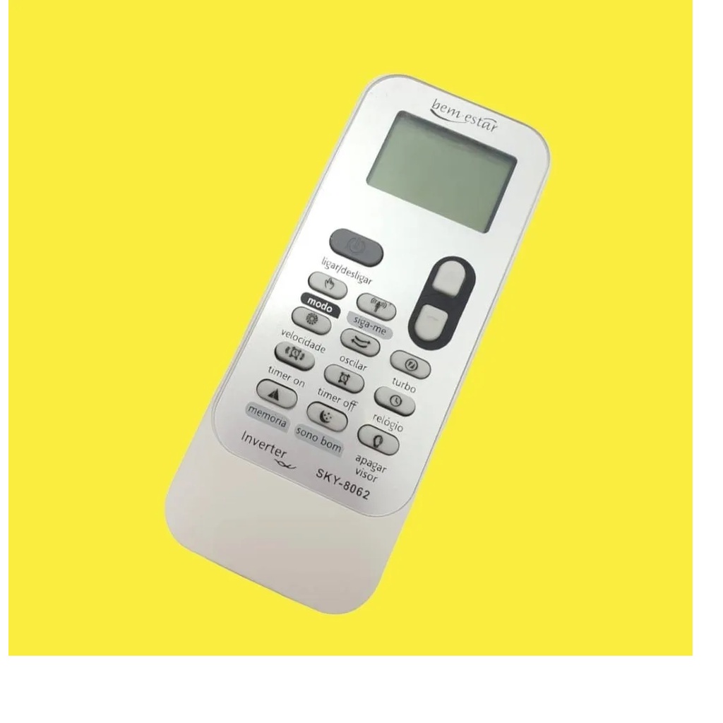 Controle Remoto Compativel Ar Condicionado Consul Cbf18cb 8062