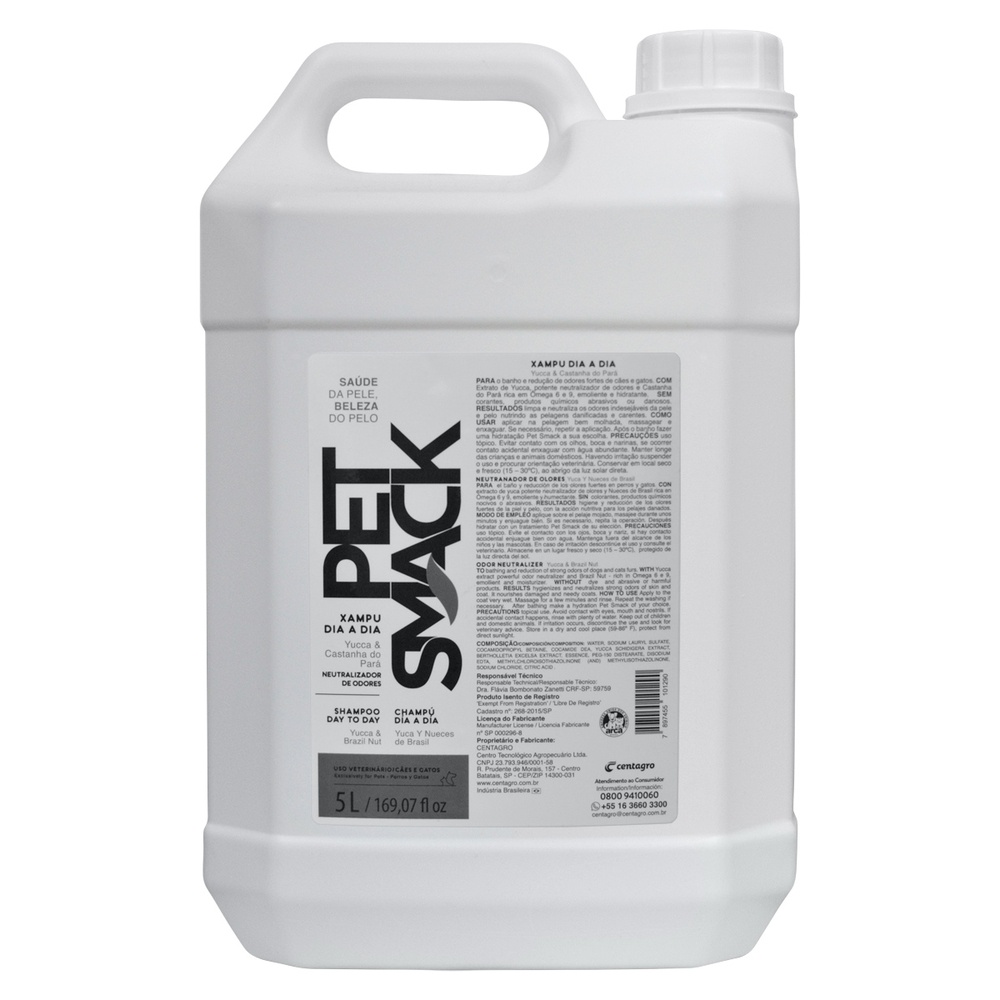 Pet Smack Shampoo Dia a Dia 5l
