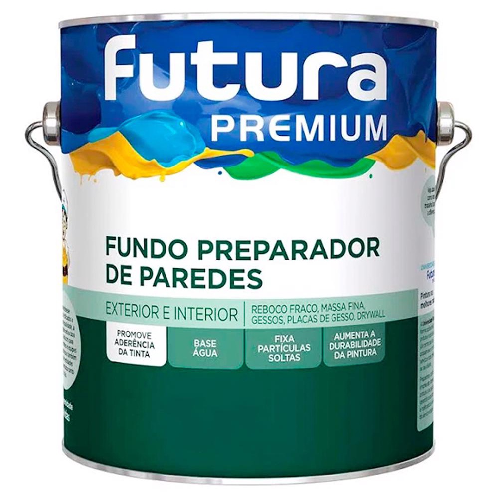 Fundo Preparador De Paredes Base Água Futura 900ml