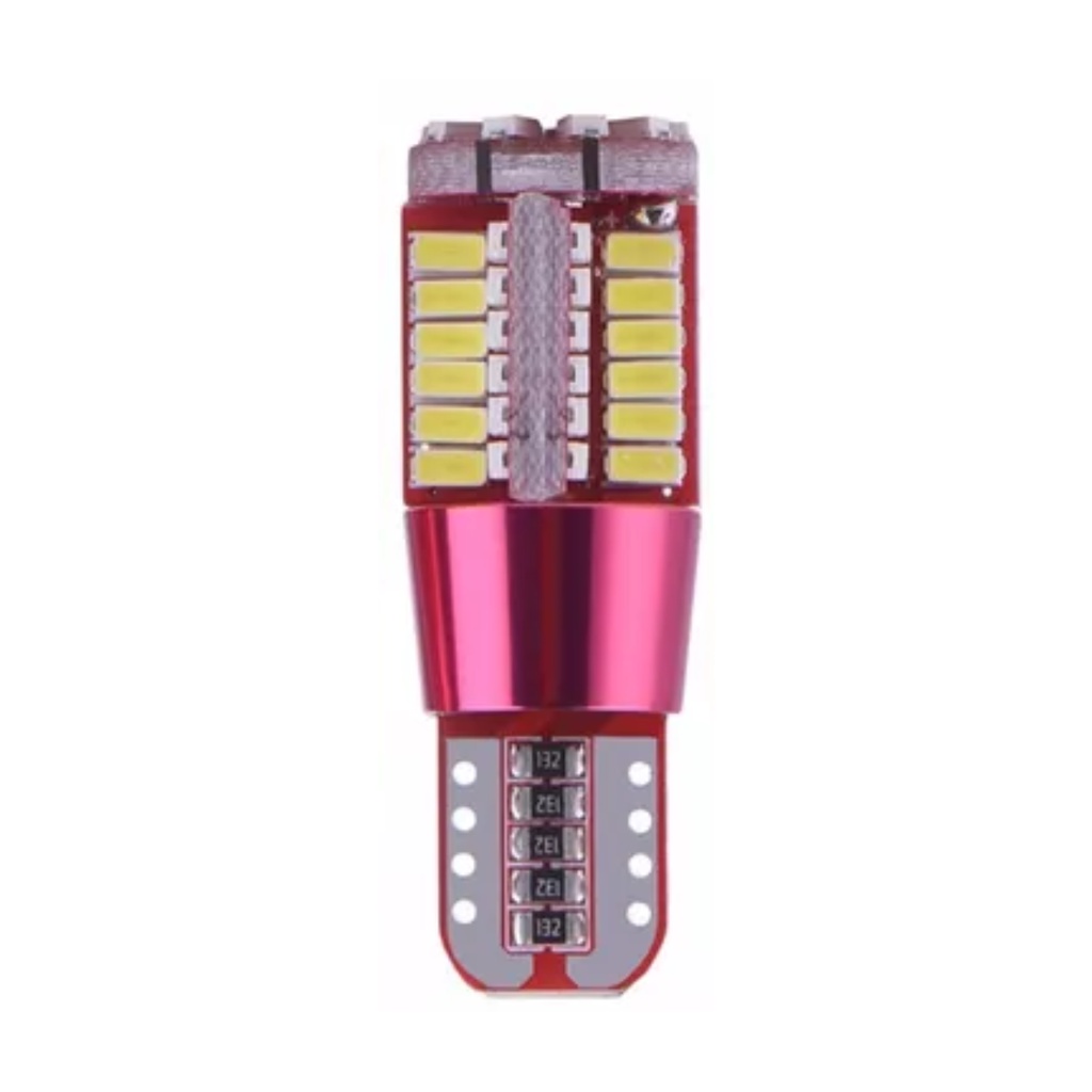 Lâmpada Led T10 W5W 57 Leds Pingao Farolete T15 Ré Automotivo