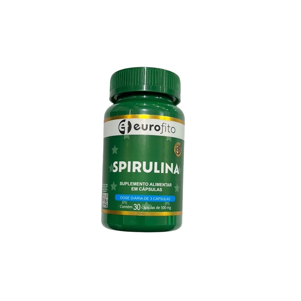 Spirulina eurofito com 30 cápsulas em Oferta na Shopee